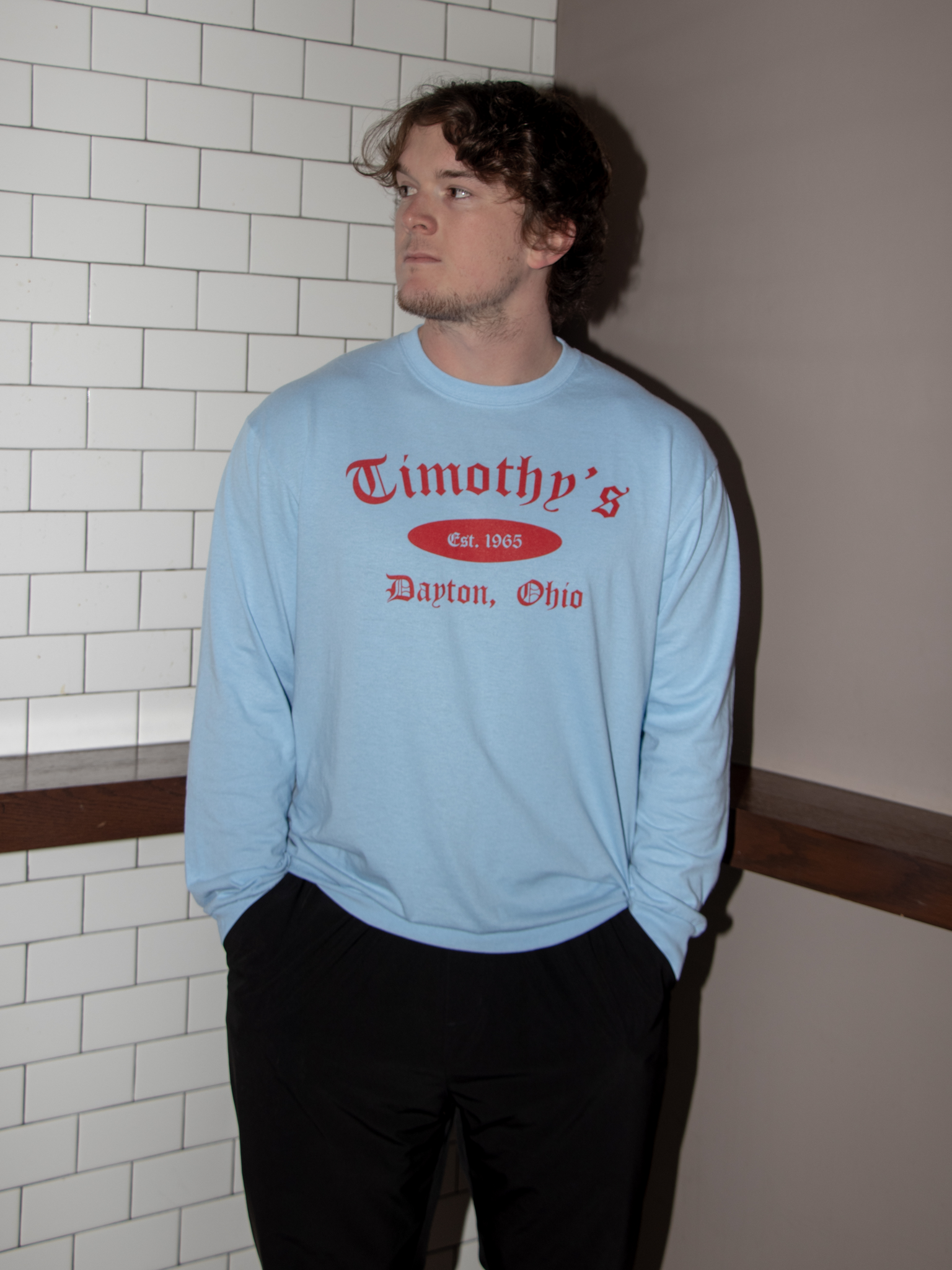 Timothy's Classic Long Sleeve T-Shirt Chapel Blue