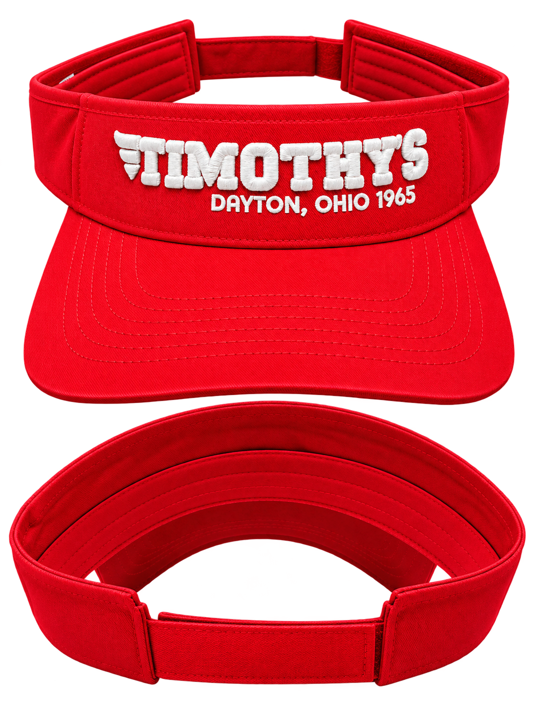 Flying Timothy's Visor Red