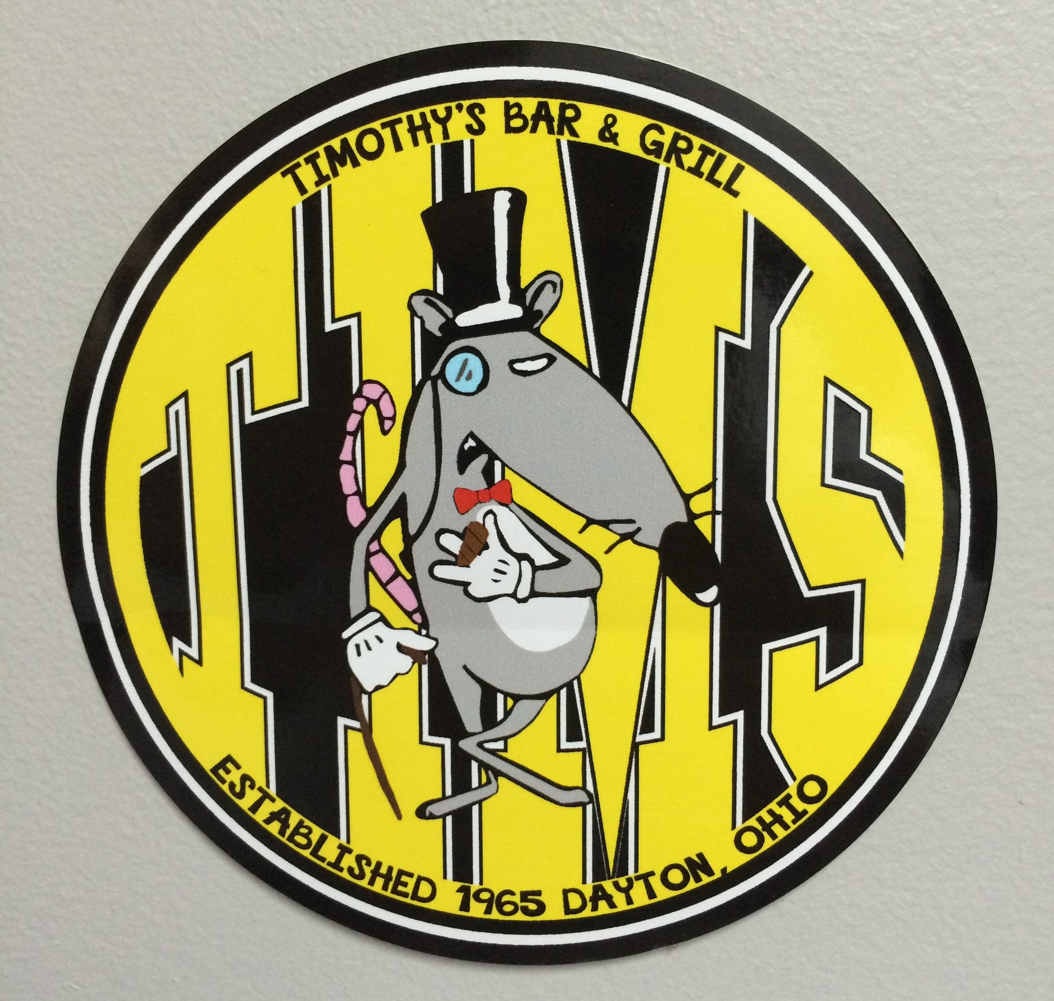 Timothy's Classy Rat Sticker