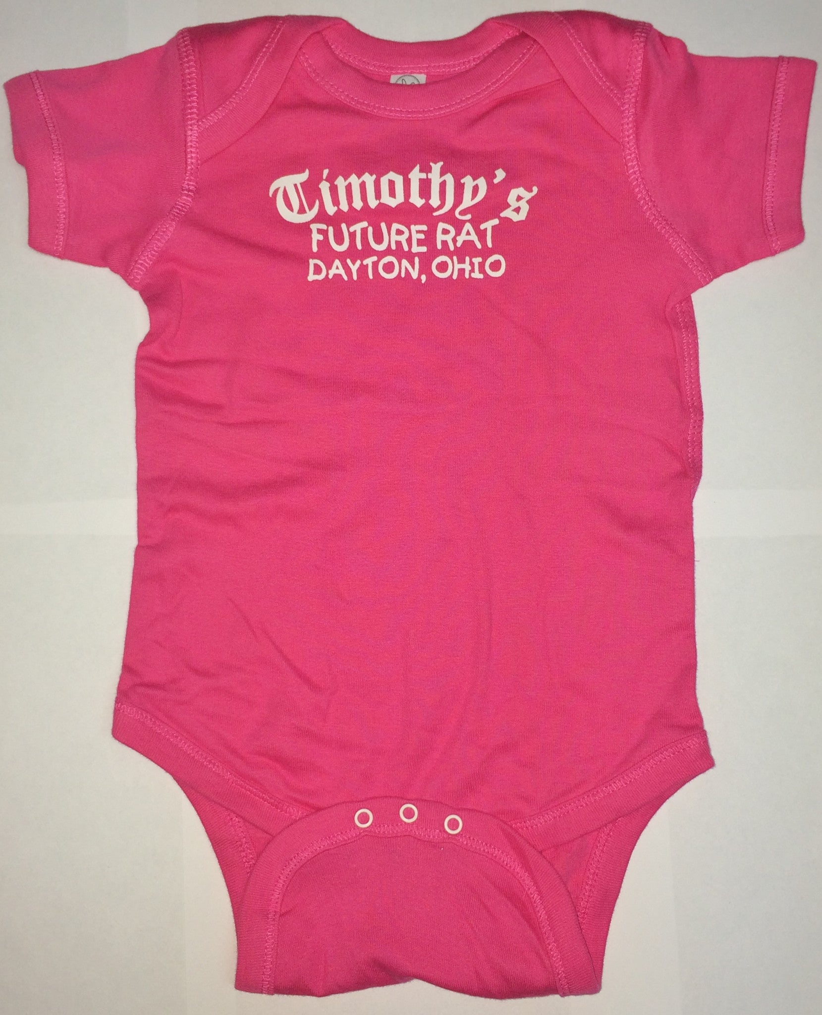 Timothy's Future Rat Onesie