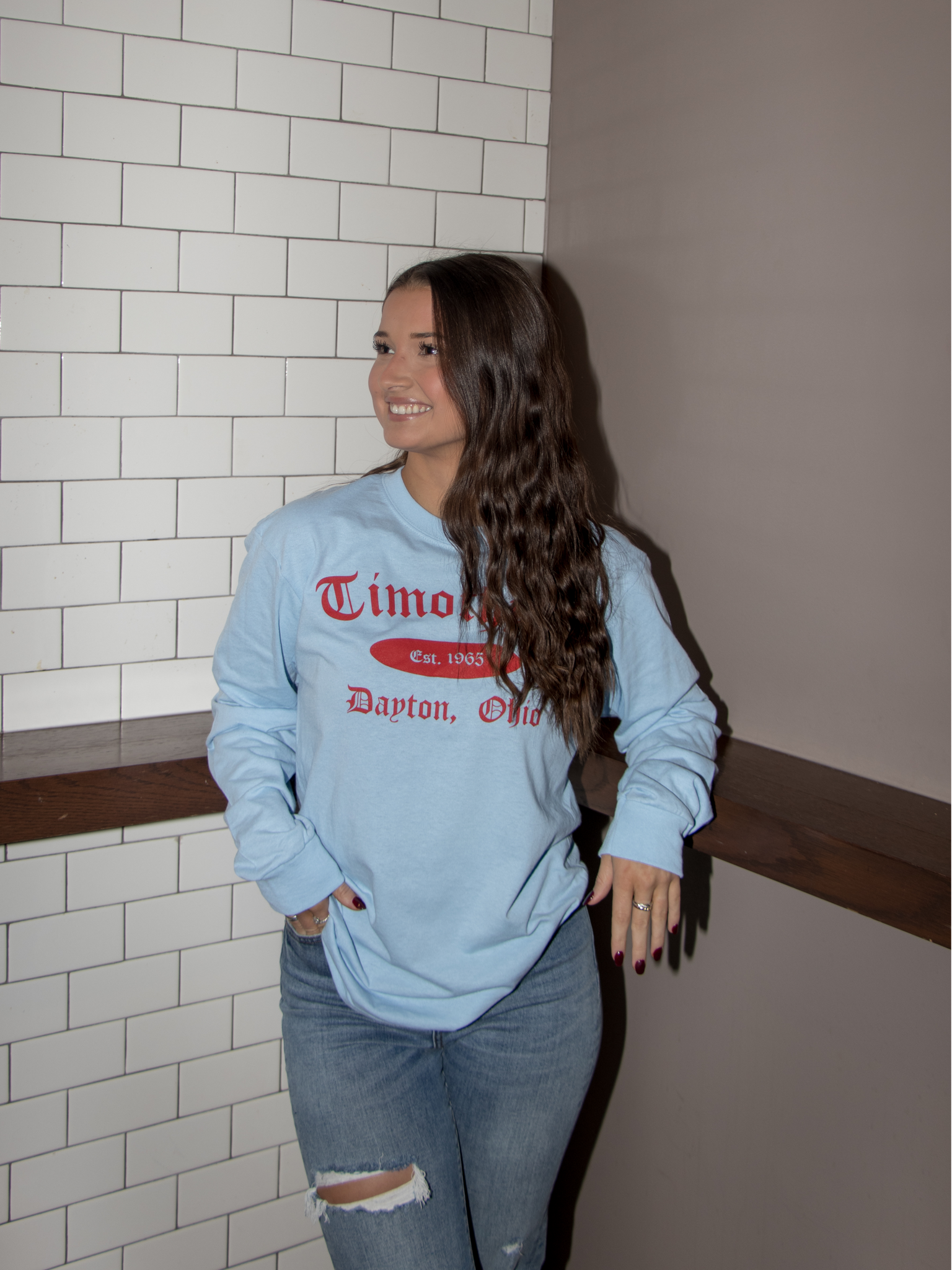 Timothy's Classic Long Sleeve T-Shirt Chapel Blue